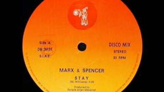 MARX amp SPENCER  STAYwmv [upl. by Yelekalb]