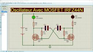 Oscillateur A MOSFET IRF3205  IRFZ44N  F1010N Power Inverter 12v DC Vers 220v AC 50Hz inverter [upl. by Amitie]