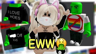 THESE ARE THE MOST INAPPROPRIATE BYPASSED ROBLOX SHIRTS [upl. by Zannini131]