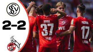 SV Elversberg Vs Köln 22 All Goals Results Extended Highlights amp Analysis [upl. by Libby]