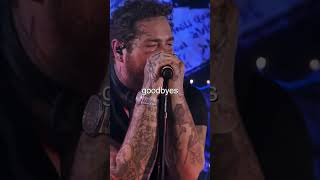 Post Malone  Goodbyes LIVE 😳🔥 [upl. by Adnuhsed]