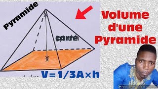 Volume de la pyramide  comment calculer le volume dune pyramide indiamaroo movies [upl. by Onabru]