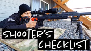 Modern Day Riflemans  Shooters Checklist [upl. by Ramses]