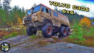 Volvo C306 6x6 Askolan 4x4 ATVPuistossa [upl. by Naujat681]