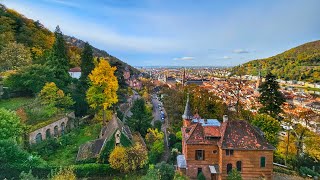 Heidelberg City Center Walkingtour BadenWürttemberg Germany [upl. by Star613]