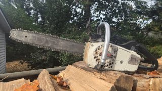 Stihl 020 AVP Electronic [upl. by Sauers601]