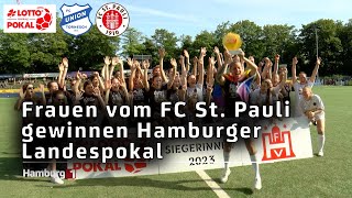 61 gegen Union Tornesch Frauen vom FC St Pauli gewinnen Endspiel im Hamburger Landespokal [upl. by Alomeda]