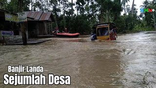 Banjir kembali merendam sejumlah desa di Mandailing Natal [upl. by Melia]