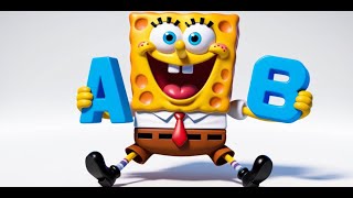 3 Minutes Hilarious Adventures with SpongeBob  Learn the English Alphabet ABC Songs for Children [upl. by Yerac12]