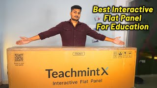 Teachmint X Best Interactive Flat Panel for your Classroom  AI Powered Digital Board Review [upl. by Aretina]