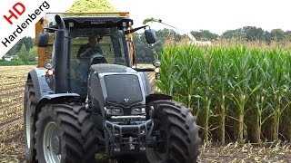 Mais hakselen met NEW Valtra S233  Claas Jaguar 870  Donkersgoed  Voorthuizen  NL  2014 [upl. by Ylrevaw]