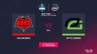 HellRaisers vs OpTic  ESL One NY EU Quals  map1  deoverpass GodMint [upl. by Wolliw]