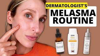 Dermatologists Morning Skincare Routine for Melasma amp Hyperpigmentation  Dr Sam Ellis [upl. by Keelby843]