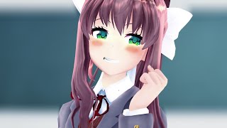 【MMD x DDLC】A little bit of Monika [upl. by Aihtnamas653]