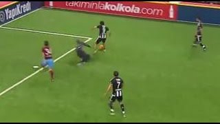 Oktay Derelioğlunun Golü  4 Büyükler Salon Turnuvası  Beşiktaş 1  Trabzonspor 1  02012016 [upl. by Omor683]