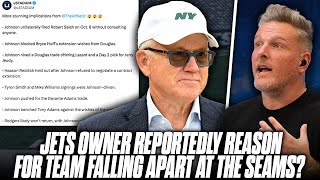 Scathing Report Alleges Jets Owner Woody Johnson Is Destroying The Team At The Seams  Pat McAfee [upl. by Nyl]