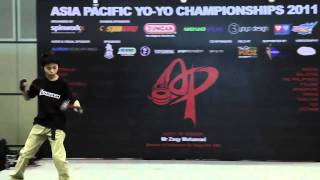 AP11 5A Finals 1st  Takeshi Matsura JP  Asia Pacific Yoyo Championships 2011 [upl. by Enomas118]