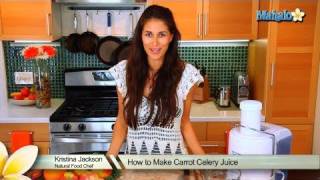 How to Make Carrot Celery Juice [upl. by Ferdie345]