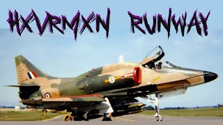 RNZAF A4 Skyhawk  HXVRMXN RUNWAY edit [upl. by Ithnan]