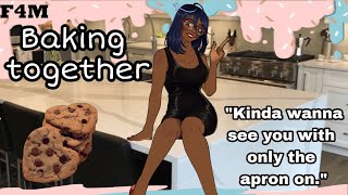 Baking Together ASMR Roleplay Romance F4M [upl. by Latoyia]