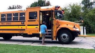 Riding school bus [upl. by Eenor]