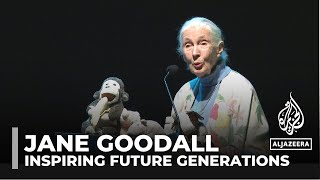 Famed Jane Goodall inspires in Chile promoting conservation and hope for the planets future [upl. by Eam]