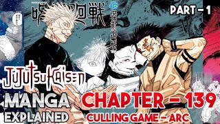 jujutsu kaisen culling game arc explained malayalam  chapter 139 jujutsukaisen jjkgojo [upl. by Betta]