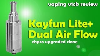 EHPro Dual Air Flow Kayfun Lite Clone [upl. by Letnom198]