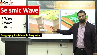 Seismic Wave  PWave SWave LWave  Earthquake Wave  UPSC Geography  OnlyIAS  Shivam Yash [upl. by Idnib]