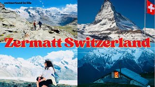 Zermatt hiking and road trip on alps Mountain  ස්විට්සර්ලන්තයේ ලස්සන දවසක් 🇨🇭 [upl. by Cooperman]