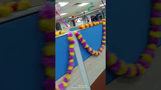 The most beautiful office Diwali DecorationAmazingHyderabad officeNight view unbelievable [upl. by Egwin]