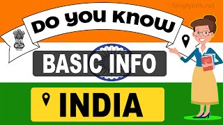 Do You Know India Basic Information  World Countries Information 79  General Knowledge amp Quizzes [upl. by Ayekat971]