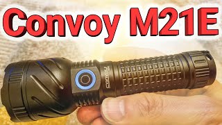 Convoy M21E thrower Type C charging 21700 budget flashlight trail trek [upl. by Dorine654]