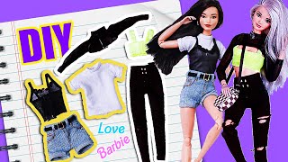 Barbie DIY Fashion Create 2 Amazing Outfits for Your Doll with These Crafts [upl. by Bushey883]