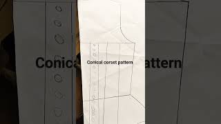 dart less conical corset pattern [upl. by Nojed]