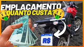 QUANTO CUSTA PRA EMPLACAR MOTO 0KM CROSSER 20232024 [upl. by Luhar]