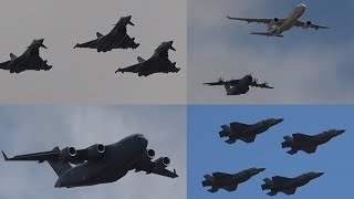 Trooping the Colour RAF Flypast 2024 [upl. by Nospmas]