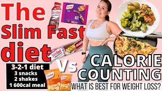 SLIM FAST DIET vs CALORIE COUNTING  best way to lose weight Pro’s  Con’s [upl. by Isac]