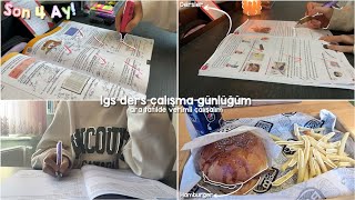 Lgs ders çalışma günlüğüm  hamburgerciye gidelim  sessiz vlog [upl. by Anaili958]