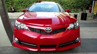 2014 Toyota Camry SE  Exterior and Interior Walkaround  2013 LA Live Diplsay  Downtown LA [upl. by Nylrehc521]