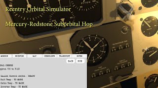 Reentry  An Orbital Simulator Gameplay Project Mercury [upl. by Darnall]