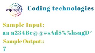 Wipro Coding Questions 2222022  No of ommiting characters in the String  Coding Technologies [upl. by Nafis968]