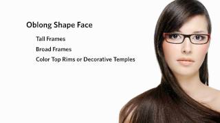 Best Womens Frames for an Oblong Face Shape [upl. by Arretahs]