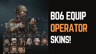 Black Ops 6 Equip Operator Skin Complete Tutorial [upl. by Roxie477]