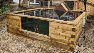 Pond Window Install March 2024  Sleeper Pond [upl. by Notffilc]