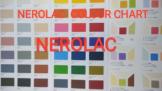 NEROLAC COLOUR CHART  ULTRA HD  NEROLAC PAINTS  WITH COLOUR COMBINATION  CATALOG [upl. by Airpac]