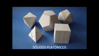 Como hacer SÓLIDOS PLATÓNICOS Regulares en origami paso a paso [upl. by Krall114]