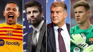 Barcelona News RoundUp ft Laporta Pique Roque Ter Stegen amp Barça vs Mallorca [upl. by Perpetua910]