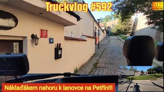 Truckvlog 592 náklaďákem u lanovky na Petříně 🙆 lavičky 💁 [upl. by Colligan981]