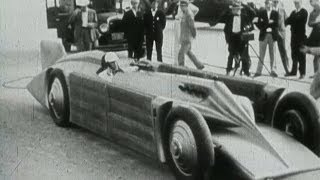 Incredible 1929 Land Speed Record The Golden Arrow [upl. by Desdamonna]